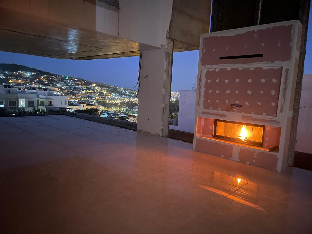 Avant transformation — espace intérieur avant intégration cheminée sur-mesure Forget Flammes Maroc